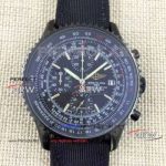 Perfect Replica Breitling Navitimer World Edition Speciale All Black Watch 46mm